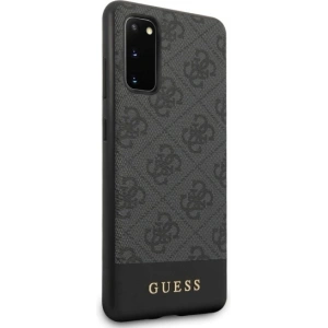 Kup Etui Guess GUHCS62G4GLGR Samsung Galaxy S20 G980 szürke/grey kemény tok 4G Stripe Collection - GUE484GRY - {ean13} - Sklep Home Screen