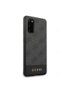 Buy Guess GUHCS62G4GLGR Samsung Galaxy S20 G980 grey hard case 4G Stripe Collection - GUE484GRY - {ean13} - Home Screen Store Europe