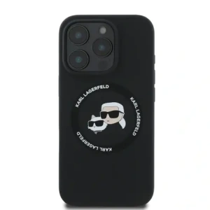 Kup Karl Lagerfeld KLHMP16LSKCHTCK Apple iPhone 16 Pro Hartschale Silikon Karl&Choupette Köpfe MagSafe schwarz - KLD21931 - {ean13} - Sklep Home Screen