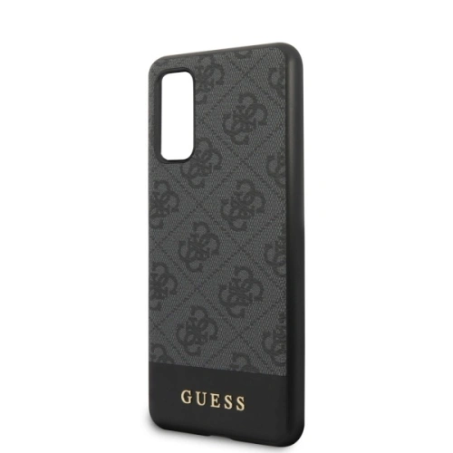 Kup Etui Guess GUHCS62G4GLGR Samsung Galaxy S20 G980 szary/grey hard case 4G Stripe Collection - GUE484GRY - {ean13} - Sklep Home Screen