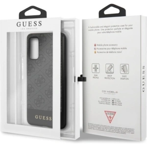 Kup Etui Guess GUHCS62G4GLGR Samsung Galaxy S20 G980 szürke/grey kemény tok 4G Stripe Collection - GUE484GRY - {ean13} - Sklep Home Screen