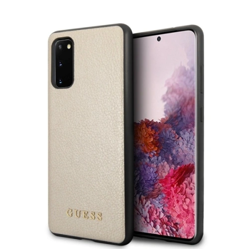 Kup Etui Guess GUHCS62IGLGO Samsung Galaxy S20 G980 aurie /gold hard case Iridescent - GUE485GLD - {ean13} - Sklep Home Screen