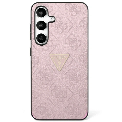 Buy Guess Hot Stamp 4G Pattern Triangle Metal Logo Samsung Galaxy S25 pink - GUE4342 - {ean13} - Home Screen Store Europe