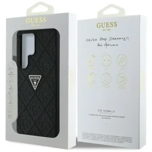 Buy Guess Hot Stamp 4G Pattern Triangle Metal Logo Samsung Galaxy S25 Ultra black - GUE4343 - {ean13} - Home Screen Store Europe