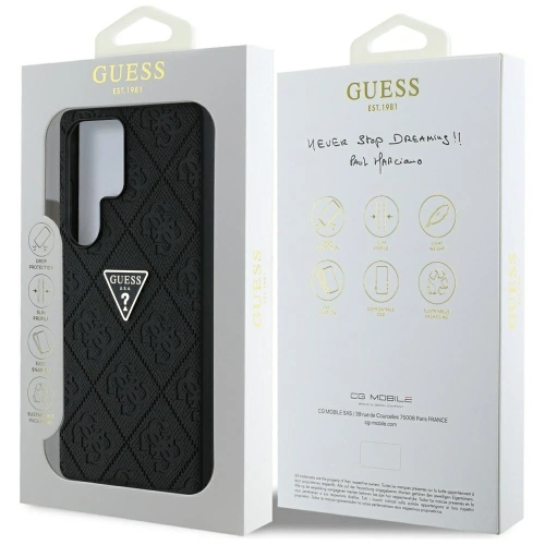 Kup Etui Guess Hot Stamp 4G Pattern Triangle Metal Logo do Samsung Galaxy S25 Ultra černý - GUE4343 - {ean13} - Sklep Home Screen