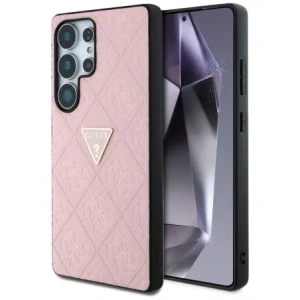 Buy Guess Hot Stamp 4G Pattern Triangle Metal Logo Samsung Galaxy S25 Ultra pink - GUE4344 - {ean13} - Home Screen Store Europe