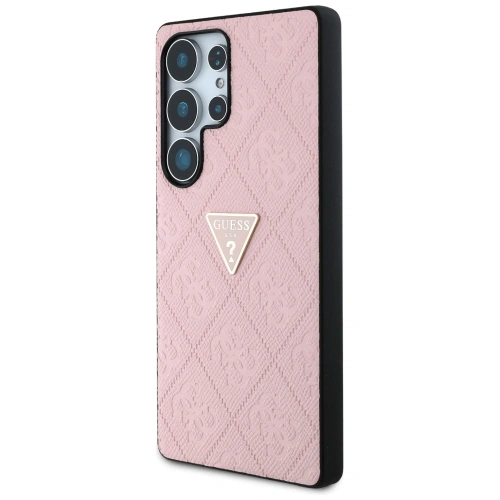 Kup Etui Guess Hot Stamp 4G Pattern Triangle Metal Logo pro Samsung Galaxy S25 Ultra růžové - GUE4344 - {ean13} - Sklep Home Screen