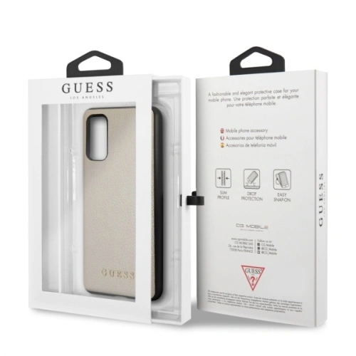 Kup Etui Guess GUHCS62IGLGO Samsung Galaxy S20 G980 aurie /gold hard case Iridescent - GUE485GLD - {ean13} - Sklep Home Screen