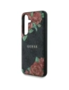 Kup Guess Piele 4G Imprimare cu Flori Logo Metalic Clasic MagSafe Samsung Galaxy S25 negru - GUE4345 - {ean13} - Sklep Home Screen
