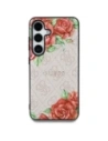 Kup Etui Guess Leather 4G Flowers Print Metal Classic Logo MagSafe do Samsung Galaxy S25 różowy - GUE4346 - {ean13} - Sklep Home Screen