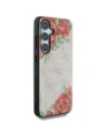 Kup Etui Guess Leather 4G Flowers Print Metal Classic Logo MagSafe do Samsung Galaxy S25 różowy - GUE4346 - {ean13} - Sklep Home Screen