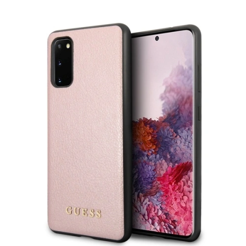 Kup Guess Samsung Case GUHCS62IGLRG Galaxy S20 G980 rose-gold/rosa-gold hartes Case Iridescent - GUE486RS - {ean13} - Sklep Home Screen