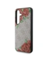Kup Etui Guess Leather 4G Flowers Print Metal Classic Logo MagSafe do Samsung Galaxy S25 różowy - GUE4346 - {ean13} - Sklep Home Screen