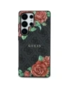 Kup Guess Piele 4G Flori Print Metal Clasic Logo MagSafe Samsung Galaxy S25 Ultra negru - GUE4347 - {ean13} - Sklep Home Screen