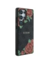 Kup Guess Piele 4G Flori Print Metal Clasic Logo MagSafe Samsung Galaxy S25 Ultra negru - GUE4347 - {ean13} - Sklep Home Screen