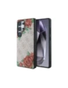 Buy Guess Leather 4G Flowers Print Metal Classic Logo MagSafe Samsung Galaxy S25 Ultra pink - 3666339449292 - {ean13} - Home Screen Store Europe
