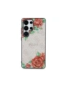 Kup Guess Piele 4G Flori Print Metal Logo Clasic MagSafe Samsung Galaxy S25 Ultra roz - 3666339449292 - {ean13} - Sklep Home Screen