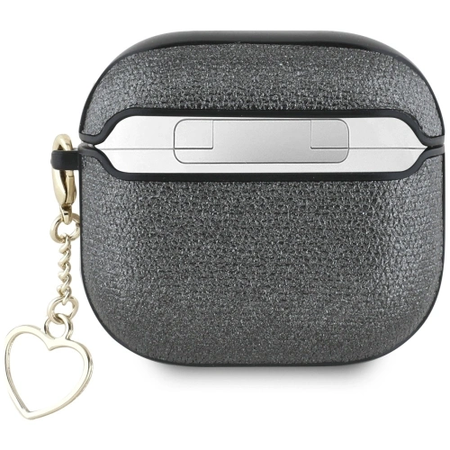 Buy Guess Metallic Script Charm Apple AirPods 4 black - 3666339452032 - {ean13} - Home Screen Store Europe