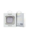 Buy Guess Metallic Script Charm Apple AirPods 4 purple - 3666339452063 - {ean13} - Home Screen Store Europe
