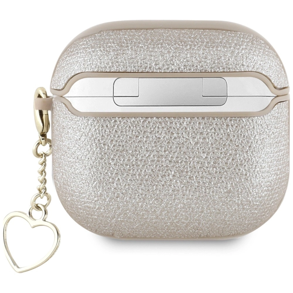 Etui Guess Metallic Script Charm do Apple AirPods 4 złoty