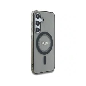 Kup Guess Rhinestones Imprimat Logo Clasic MagSafe Samsung Galaxy S25 negru - 3666339449520 - {ean13} - Sklep Home Screen