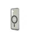 Kup Etui Guess s kamínky s tištěným klasickým logem MagSafe Samsung Galaxy S25 černé - 3666339449520 - {ean13} - Sklep Home Screen