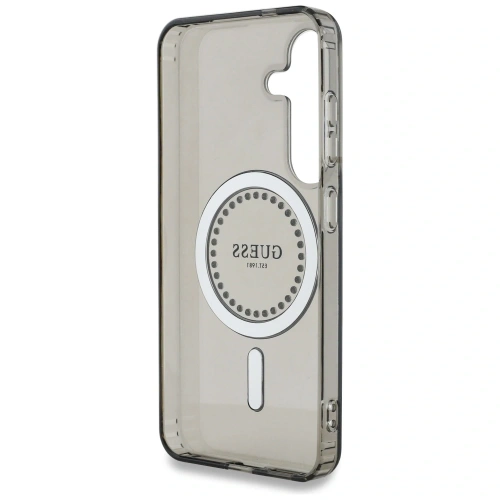 Kup Guess Rhinestones Imprimat Logo Clasic MagSafe Samsung Galaxy S25 negru - 3666339449520 - {ean13} - Sklep Home Screen