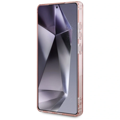 Kup Guess Strass imprimate cu logo clasic MagSafe Samsung Galaxy S25 Ultra roz - 3666339449551 - {ean13} - Sklep Home Screen