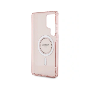 Kup Guess Strass imprimate cu logo clasic MagSafe Samsung Galaxy S25 Ultra roz - 3666339449551 - {ean13} - Sklep Home Screen