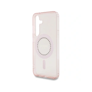 Kup Guess Rhinestones Imprimat Logo Clasic MagSafe Samsung Galaxy S25 roz - 3666339449544 - {ean13} - Sklep Home Screen