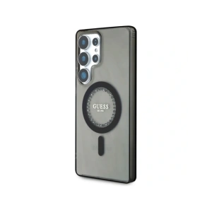 Kup Guess Bijuterii strălucitoare Tipărit Logo Clasic MagSafe Samsung Galaxy S25 Ultra negru - 3666339449537 - {ean13} - Sklep Home Screen
