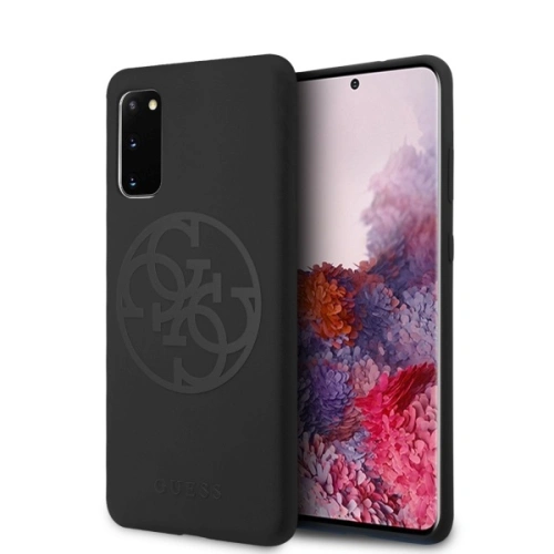 Kup Etui Guess GUHCS62LS4GBK Samsung Galaxy S20 G980 fekete/hardver szilikon 4G Tone On Tone - GUE487BLK - {ean13} - Sklep Home Screen