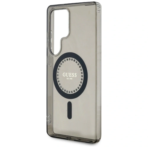 Kup Guess Bijuterii strălucitoare Tipărit Logo Clasic MagSafe Samsung Galaxy S25 Ultra negru - 3666339449537 - {ean13} - Sklep Home Screen