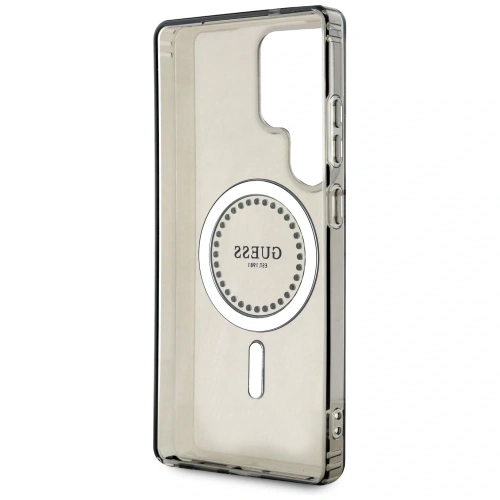 Kup Guess Bijuterii strălucitoare Tipărit Logo Clasic MagSafe Samsung Galaxy S25 Ultra negru - 3666339449537 - {ean13} - Sklep Home Screen