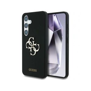Kup Etui Guess Silicone Big 4G Logo Bottom Script Samsung Galaxy S25 czarny - 3666339449360 - {ean13} - Sklep Home Screen