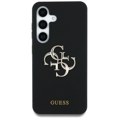 Kup Etui Guess Silicone Big 4G Logo Bottom Script Samsung Galaxy S25 černé - 3666339449360 - {ean13} - Sklep Home Screen