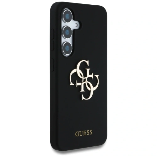 Kup Etui Guess Silicone Big 4G Logo Bottom Script Samsung Galaxy S25 černé - 3666339449360 - {ean13} - Sklep Home Screen