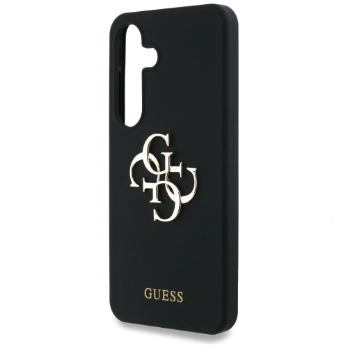 Kup Etui Guess Silicone Big 4G Logo Bottom Script Samsung Galaxy S25 černé - 3666339449360 - {ean13} - Sklep Home Screen