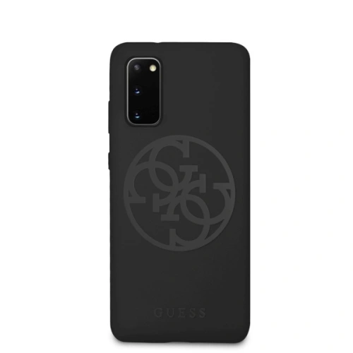 Kup Guess Samsung Gehäuse GUHCS62LS4GBK Galaxy S20 G980 schwarz/schwarz hartes Gehäuse Silikon 4G Tone On Tone - GUE487BLK - {ean13} - Sklep Home Screen