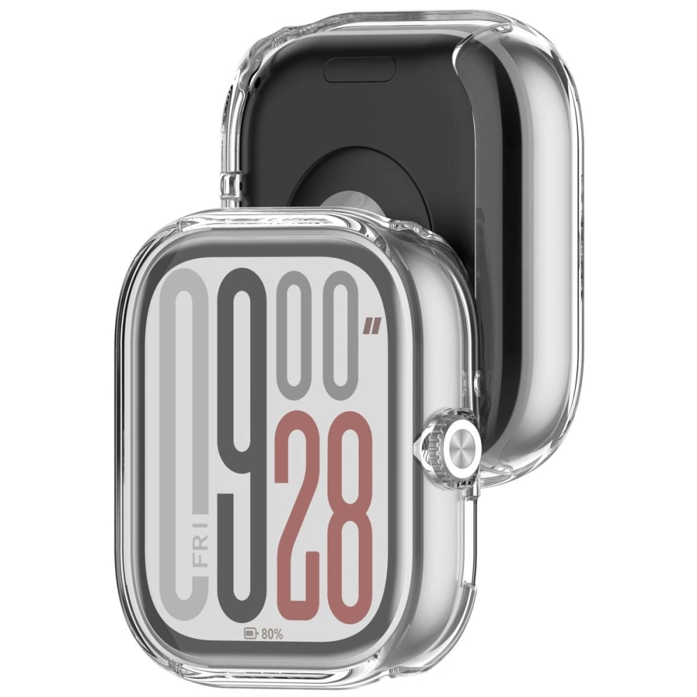 Etui z osłoną ekranu Bizon Case Watch Felipe do Xiaomi Redmi Watch 5 przeźroczyste