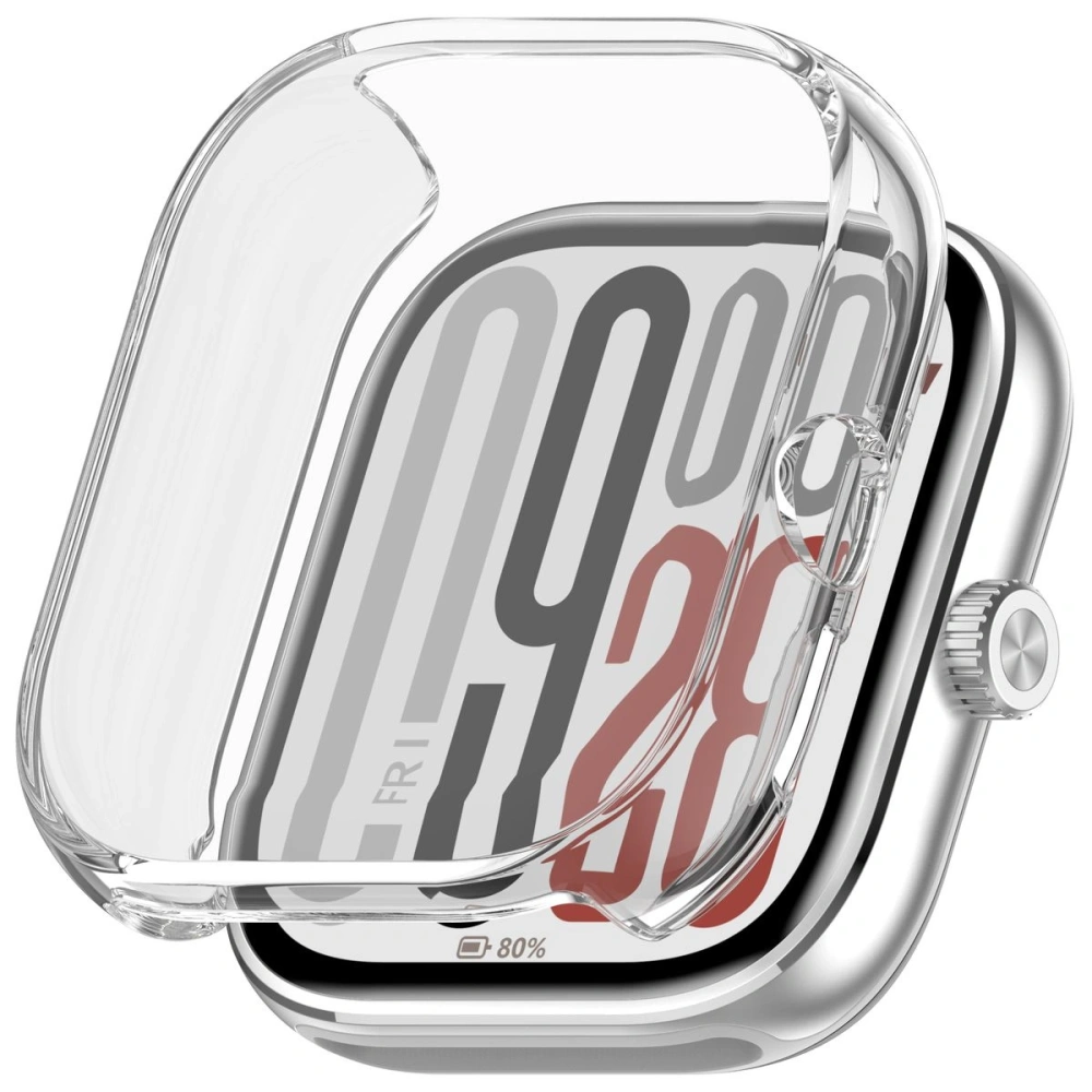 Etui z osłoną ekranu Bizon Case Watch Felipe do Xiaomi Redmi Watch 5 przeźroczyste