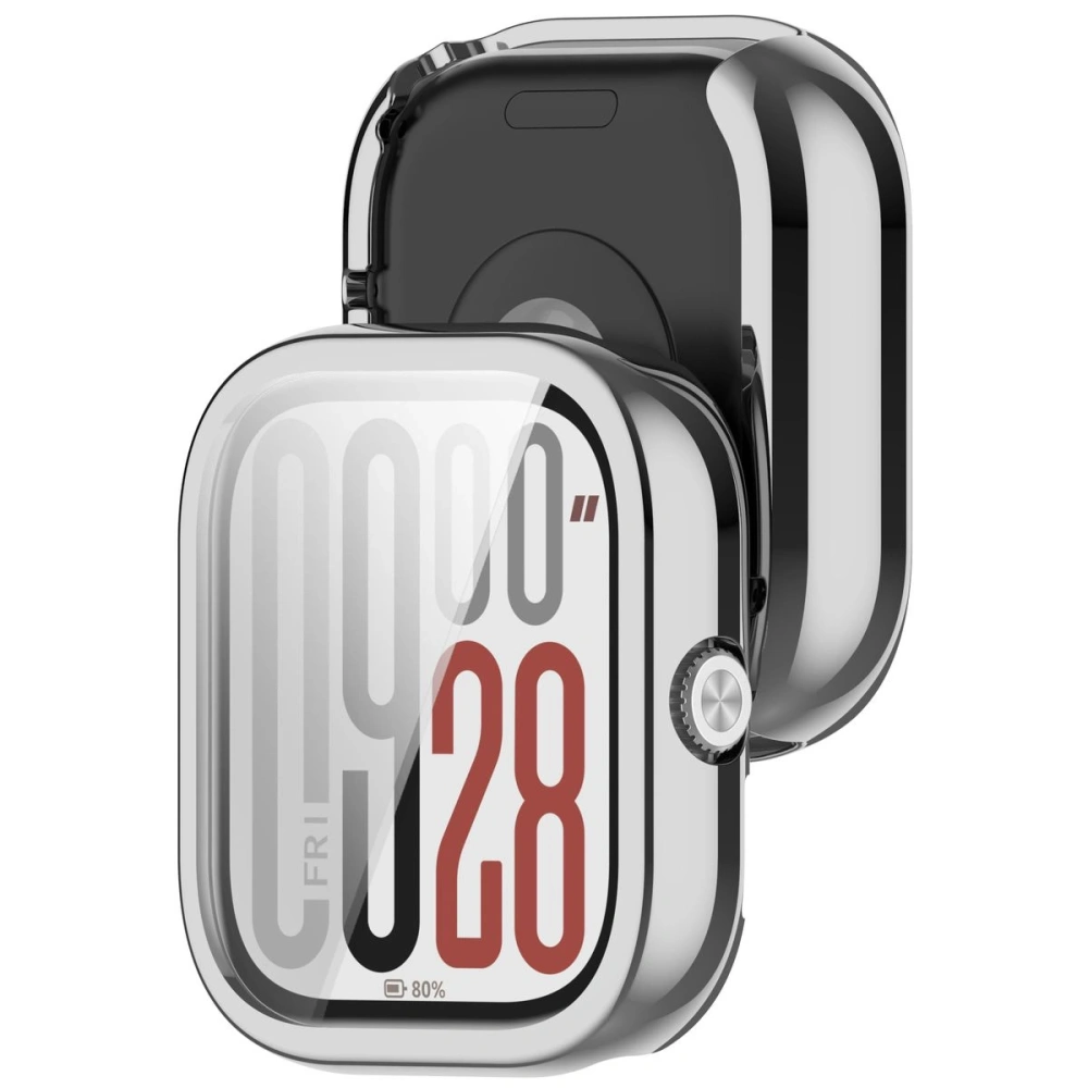 Etui z osłoną ekranu Bizon Case Watch Felipe do Xiaomi Redmi Watch 5 srebrne