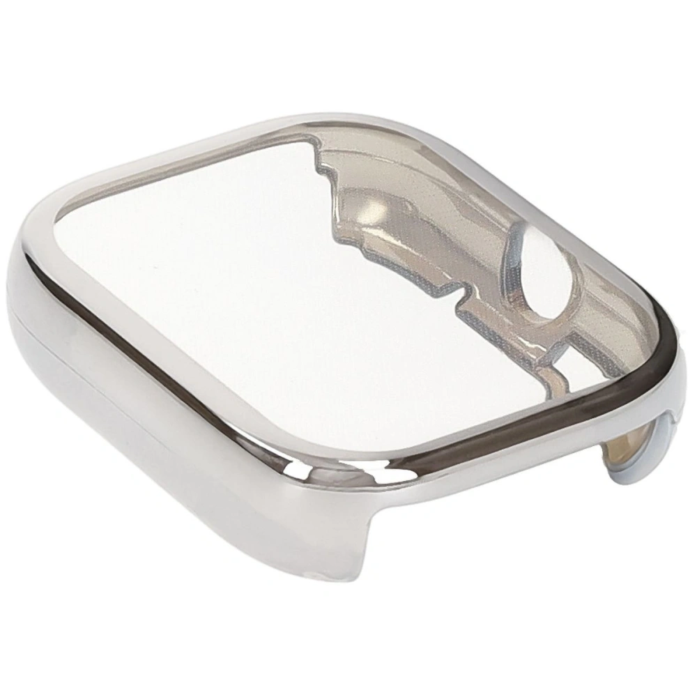 Etui z osłoną ekranu Bizon Case Watch Felipe do Xiaomi Redmi Watch 5 srebrne