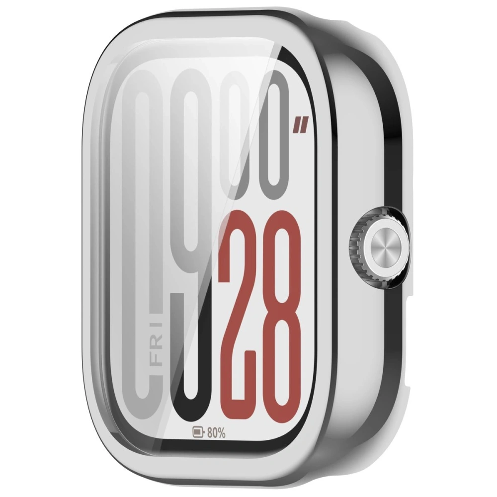 Etui z osłoną ekranu Bizon Case Watch Felipe do Xiaomi Redmi Watch 5 srebrne