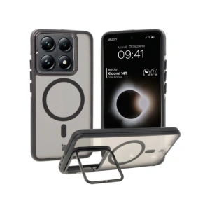 Buy Bizon Case Eclipse MagSafe & Stand Xiaomi 14T smoky with a black frame - BIZ8545 - {ean13} - Home Screen Store Europe