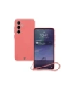 Kup Silikonové pouzdro s magnetickým kroužkem Bizon Case Silicone Magnetic pro Samsung Galaxy S25 / S24 v barvě špinavě růžové - BIZ8546 - {ean13} - Sklep Home Screen