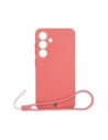 Kup Silikonové pouzdro s magnetickým kroužkem Bizon Case Silicone Magnetic pro Samsung Galaxy S25 / S24 v barvě špinavě růžové - BIZ8546 - {ean13} - Sklep Home Screen