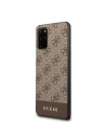 Kup Etui Guess GUHCS67G4GLBR Samsung Galaxy S20+ Plus G985 barna/brown kemény tok 4G Stripe Collection - GUE488BR - {ean13} - Sklep Home Screen