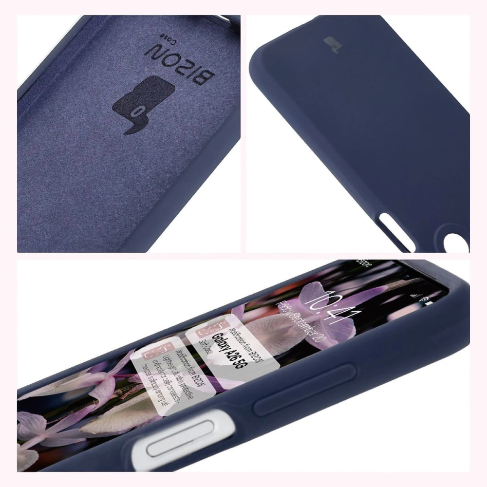 Silikonowe etui Bizon Soft Case do Samsung Galaxy A26 5G ciemnoniebieskie