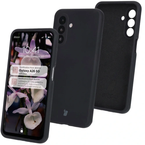 Kup Bizon Soft Case Samsung Galaxy A26 5G schwarz - BIZ8550 - {ean13} - Sklep Home Screen